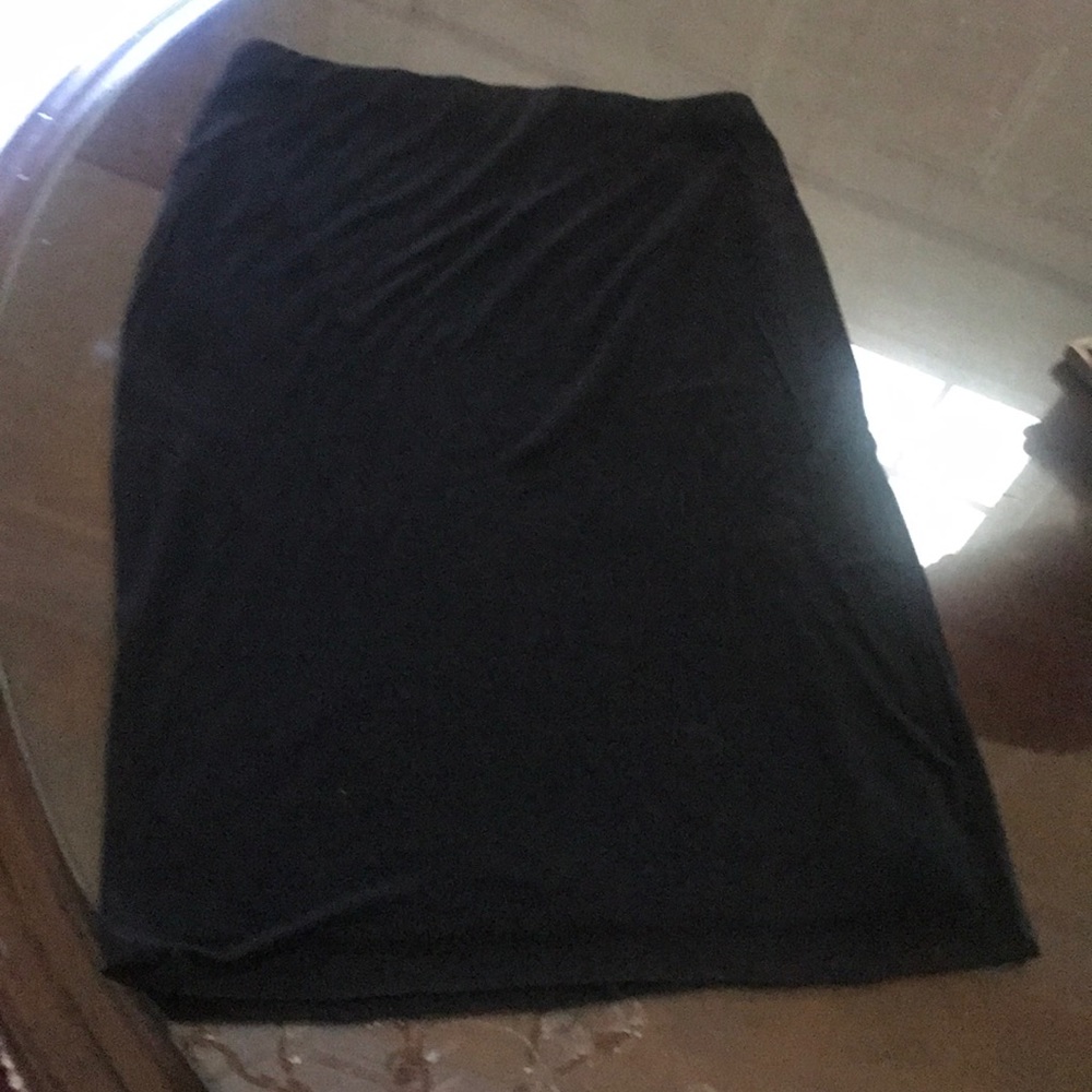 Alfani hemless double lined ankle length skirt